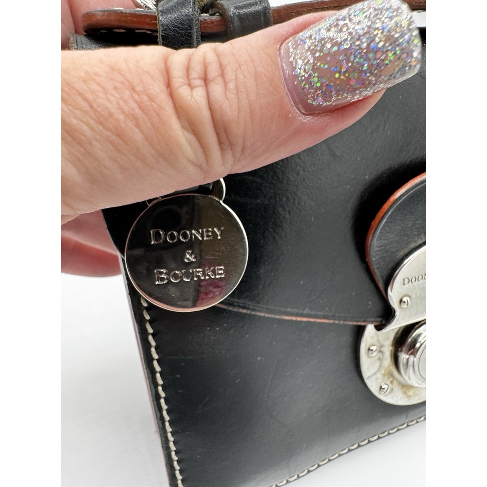 Rare Dooney & Bourke Alto Collection Black  Satchel Purse | MB534 Fair Cond PT2 - Picture 5 of 12